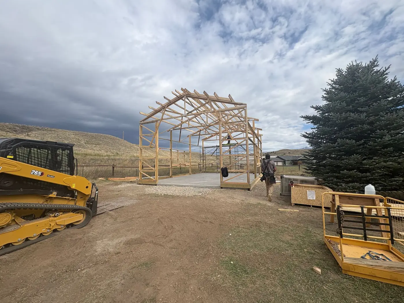 Ranch improvement work on a Southwest Montana property